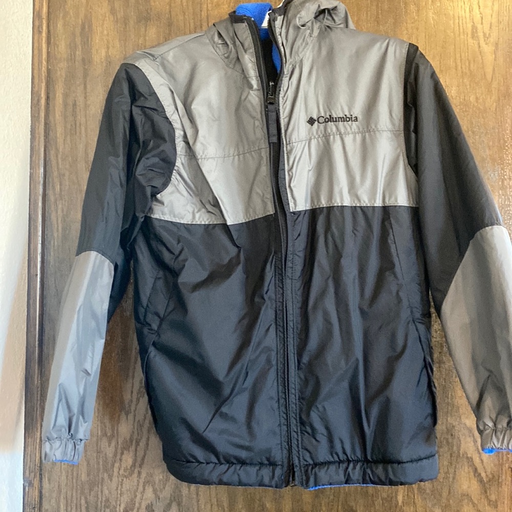 Columbia Reversible fleece/waterproof warm jacket